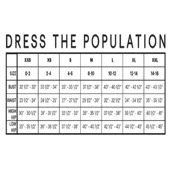 NWOT DRESS THE POPULATION $198 Sandra Blush High Slit V Neck Gown Size S - Picture 5 of 7